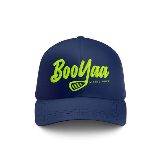 BooYaa Hat - Navy Neon