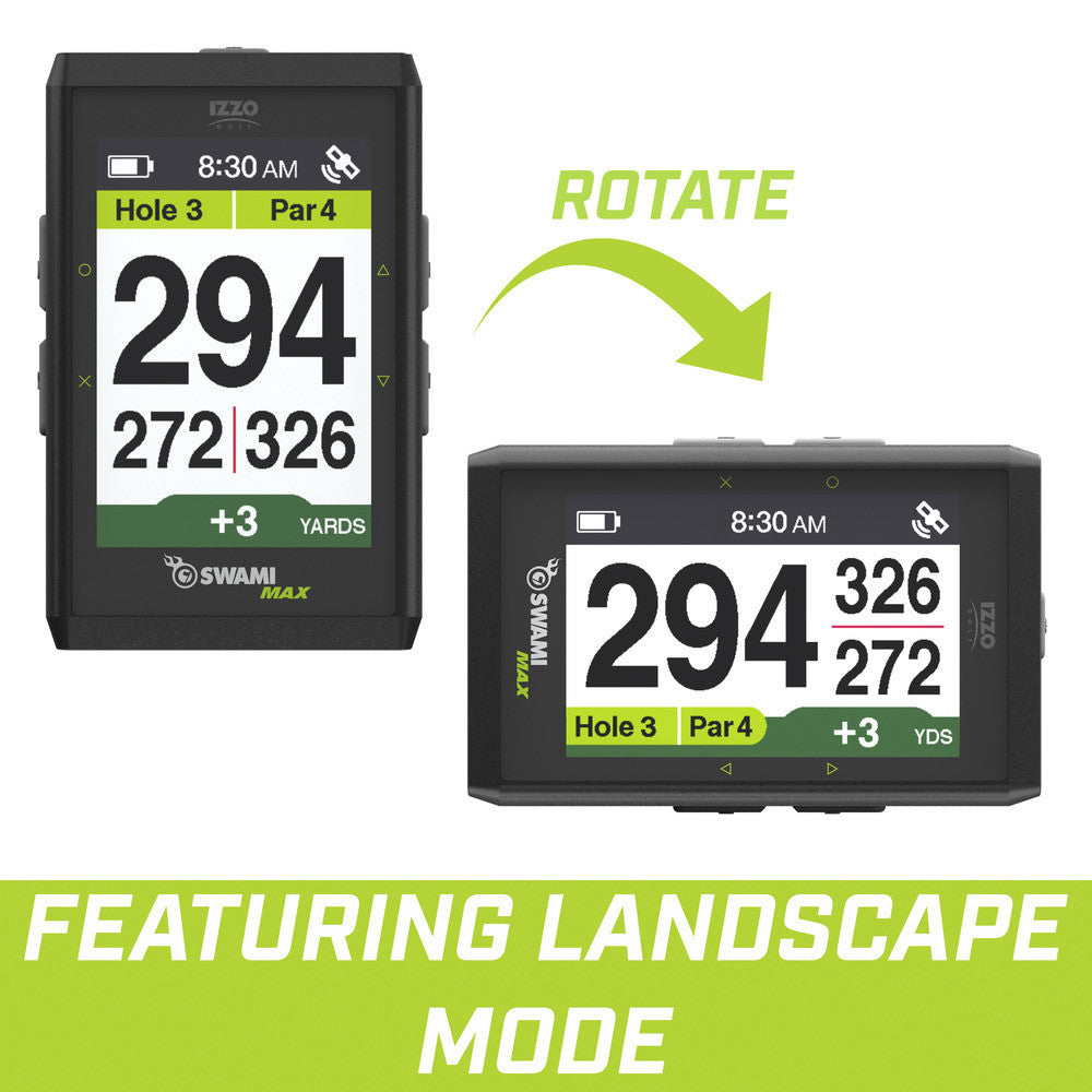 IZZO SWAMI MAX GOLF GPS RANGEFINDER